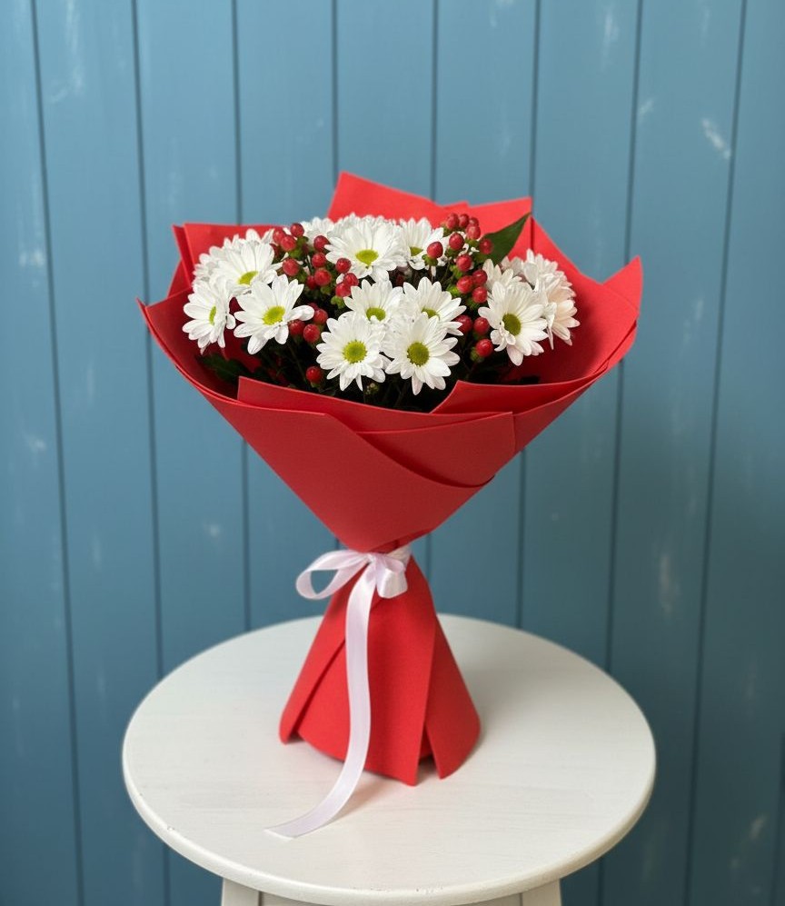 Букет цветов из: Хризантемы в Луначарском