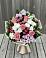 Букет цветов из: Альстромерии, Гвоздики, Розы и Хризантемы в Луначарском