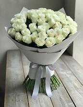 Букет 35 Белых роз в Луначарском