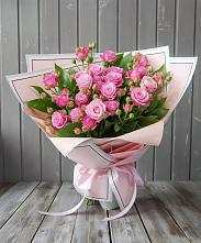 Букет Розовый кустик в Луначарском