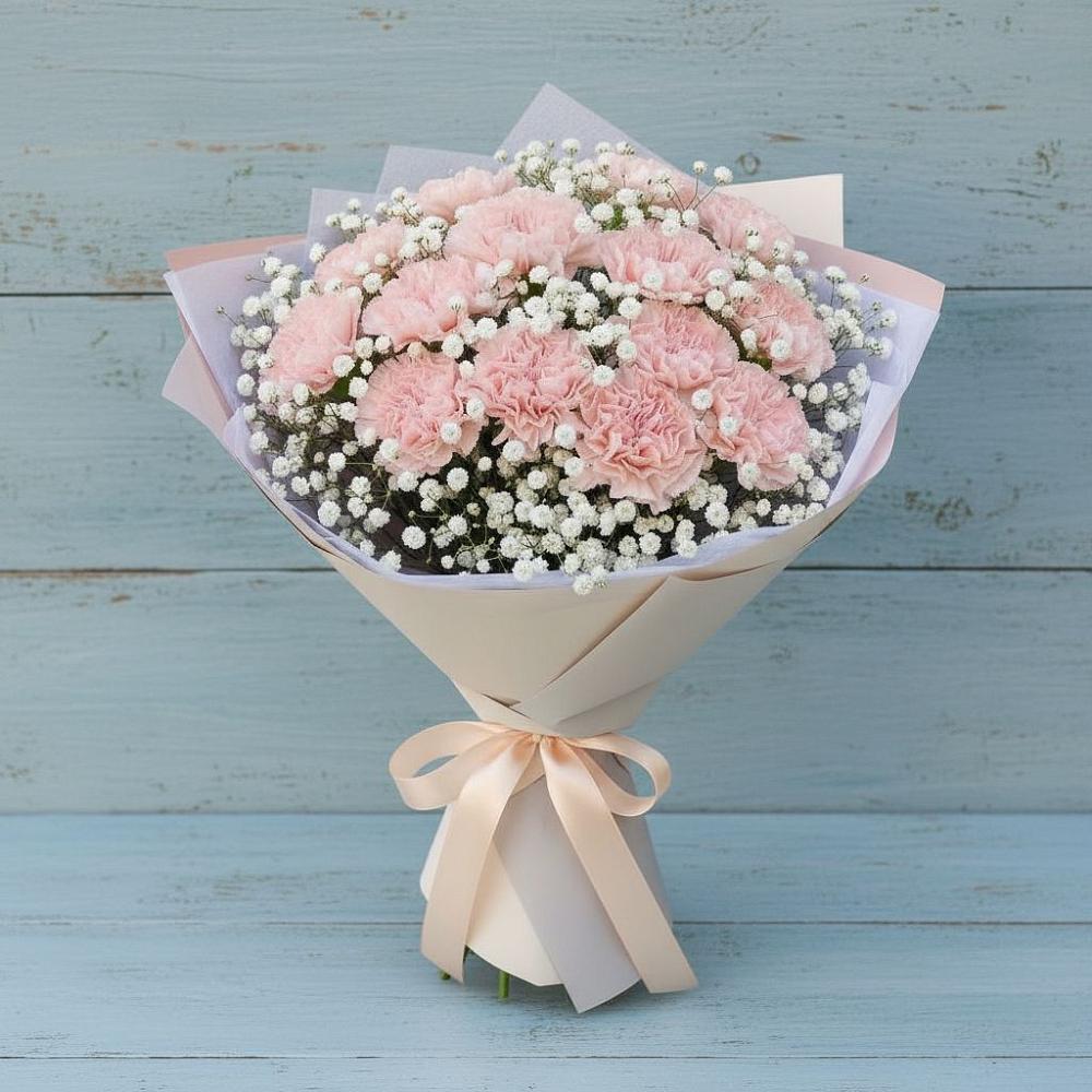 Букет цветов из: Гвоздики в Луначарском