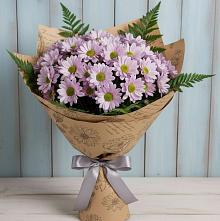 Букет цветов из:  Хризантемы #REPLACE_PRED# Луначарском