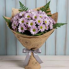 Букет цветов из:  Хризантемы в Луначарском
