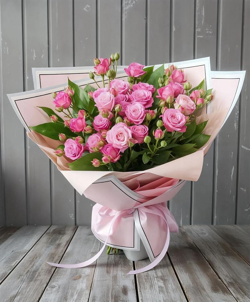 Букет Розовый кустик в Луначарском