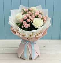 Букет цветов из:  Розы в Луначарском
