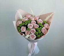 Букет цветов из:  Розы и Хризантемы в Луначарском