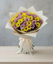 Букет цветов из:  Хризантемы в Луначарском