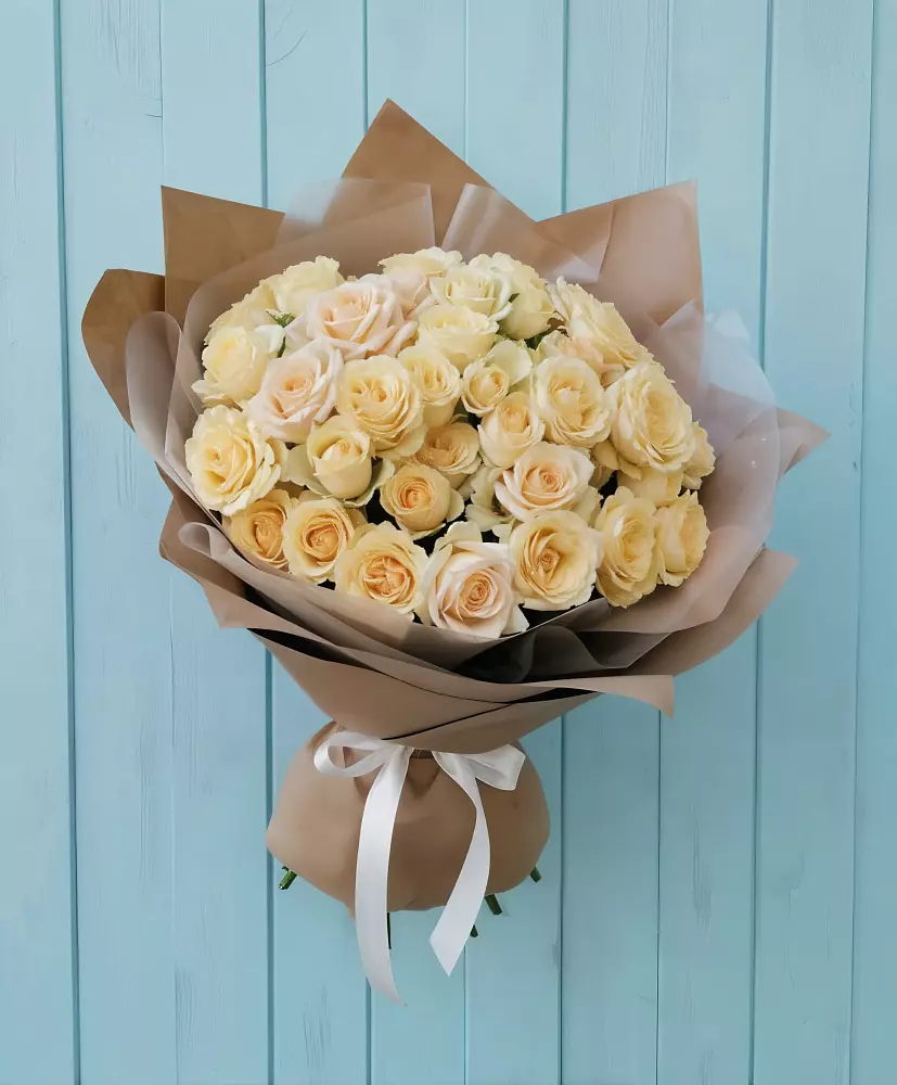 Букет Кремовое облако в Луначарском