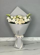 Букет цветов из:  Розы и Лизиантусы в Луначарском